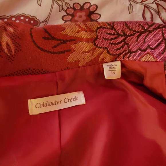 Multicolor floral tapestry jacket blazer - Picture 4 of 8